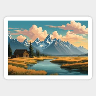 Grand Teton National Park Sticker